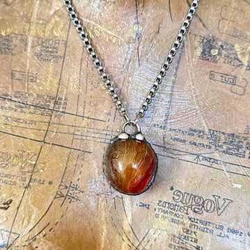 Planetary ~ Small Sardonyx Necklace