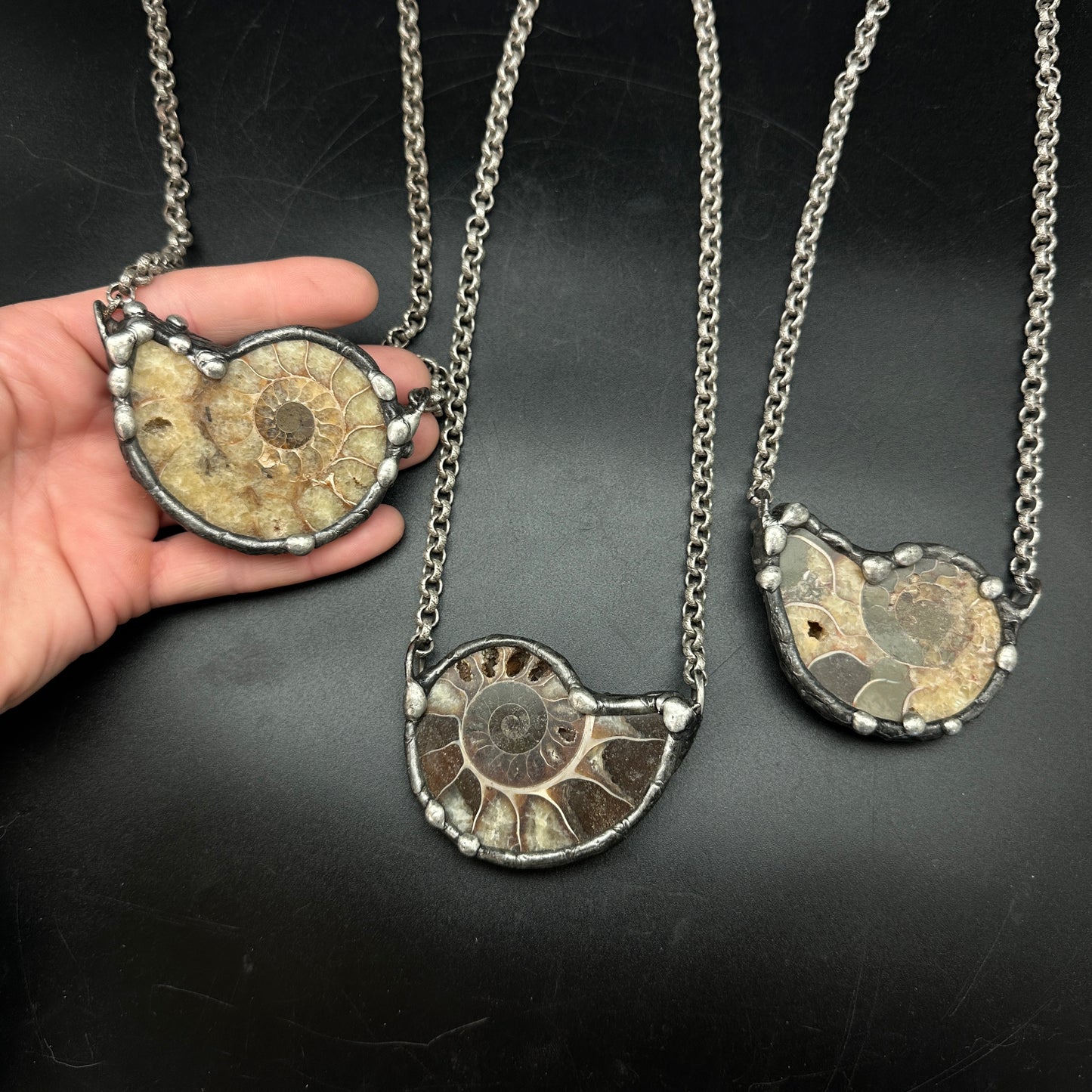 Fibonacci ~ Fossil Ammonite Necklace ~ Your Choice