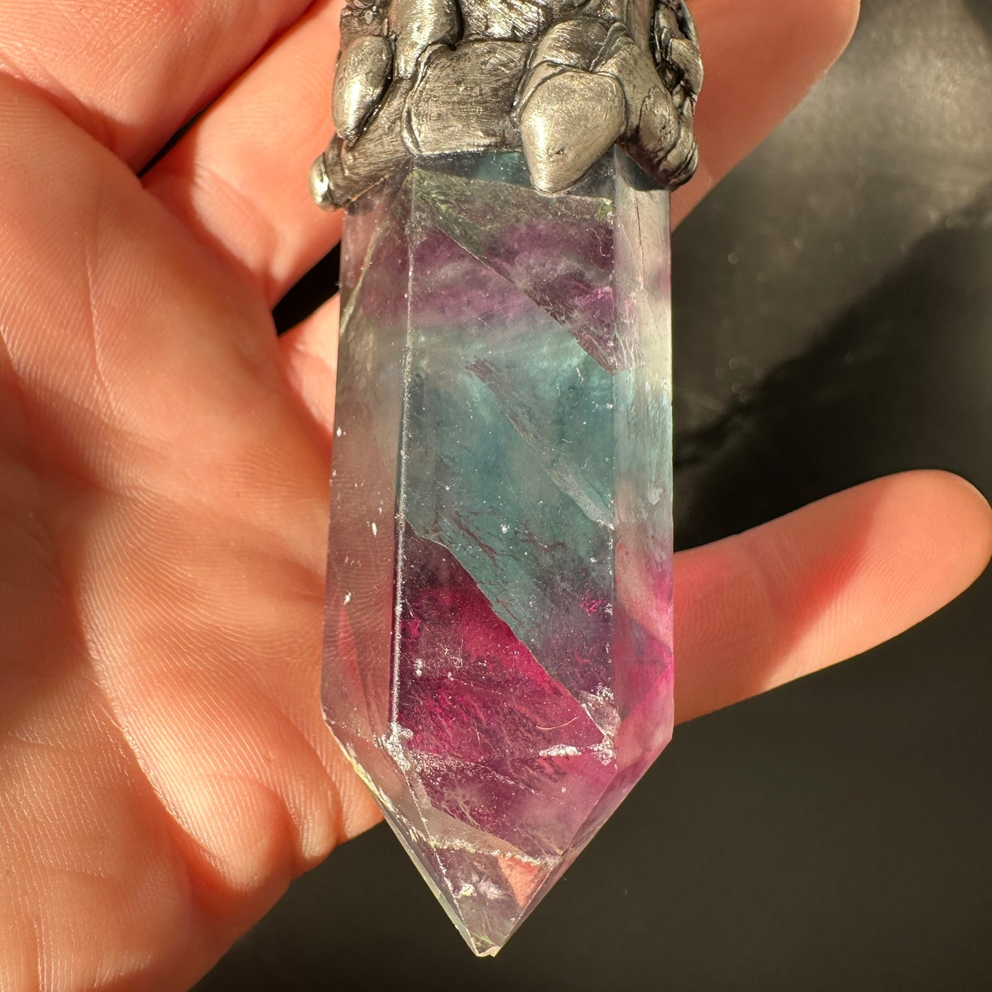 Magi ~ Dark Purple Fluorite Necklace