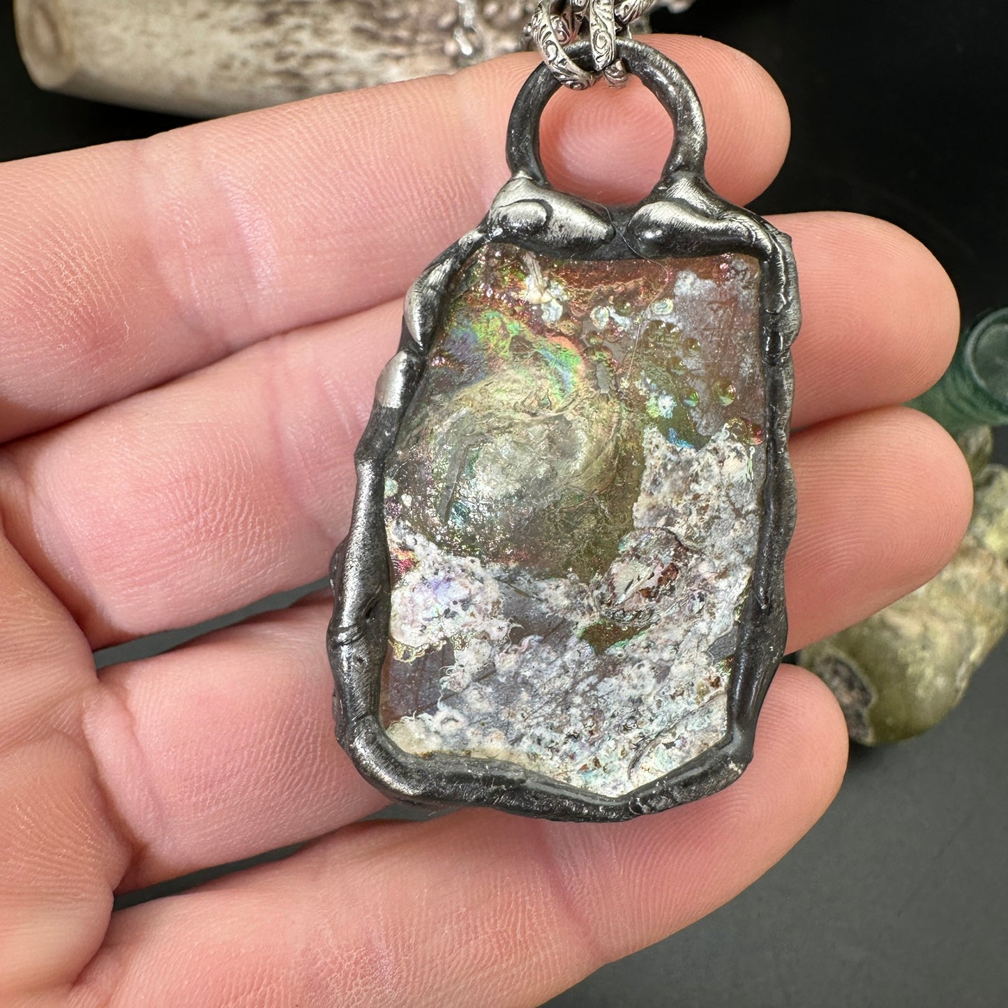 Relic ~ 2000 Year Old Roman Glass Necklace