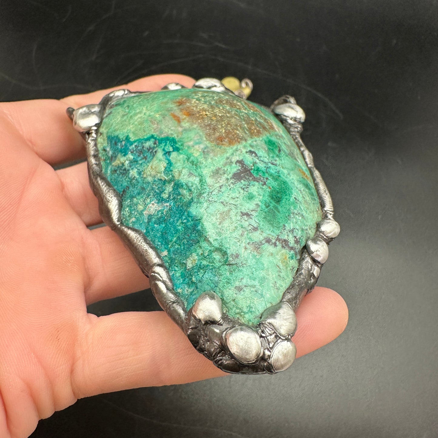 Terra ~ Large Chrysocolla Necklace