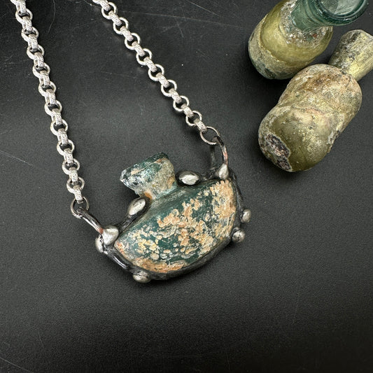 Vessel ~ 2000 Year Old Roman Glass Necklace