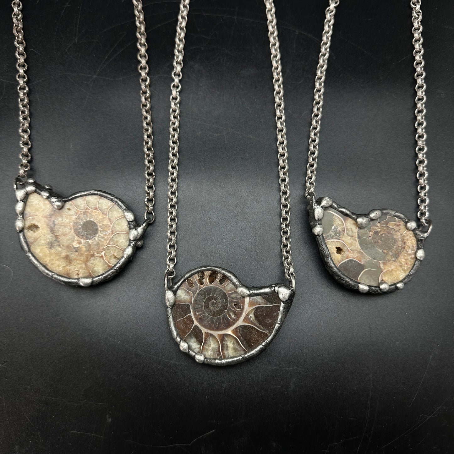 Fibonacci ~ Fossil Ammonite Necklace ~ Your Choice