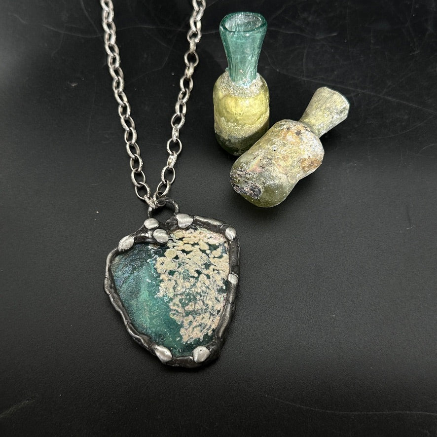 Relic ~ 2000 Year Old Roman Glass Necklace