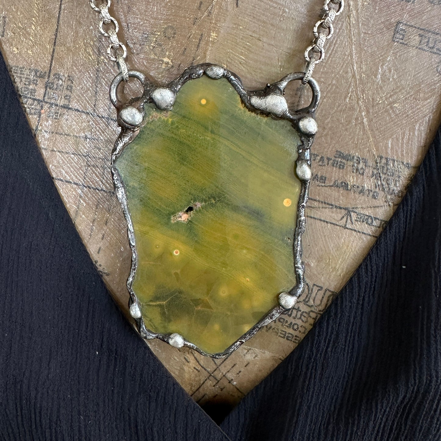 Continental ~ Kabamby Jasper Necklace ~ Reversible