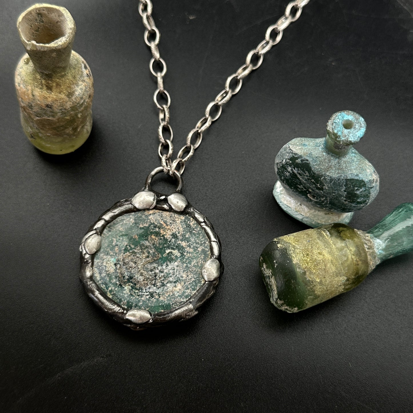 Relic ~ 2000 Year Old Roman Glass Necklace