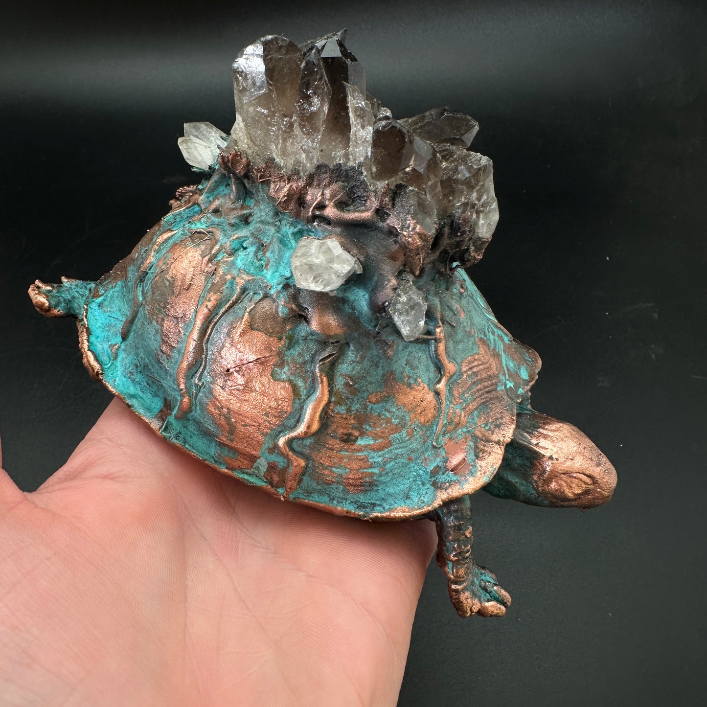 Worlds ~ Copper Electroformed Box Turtle