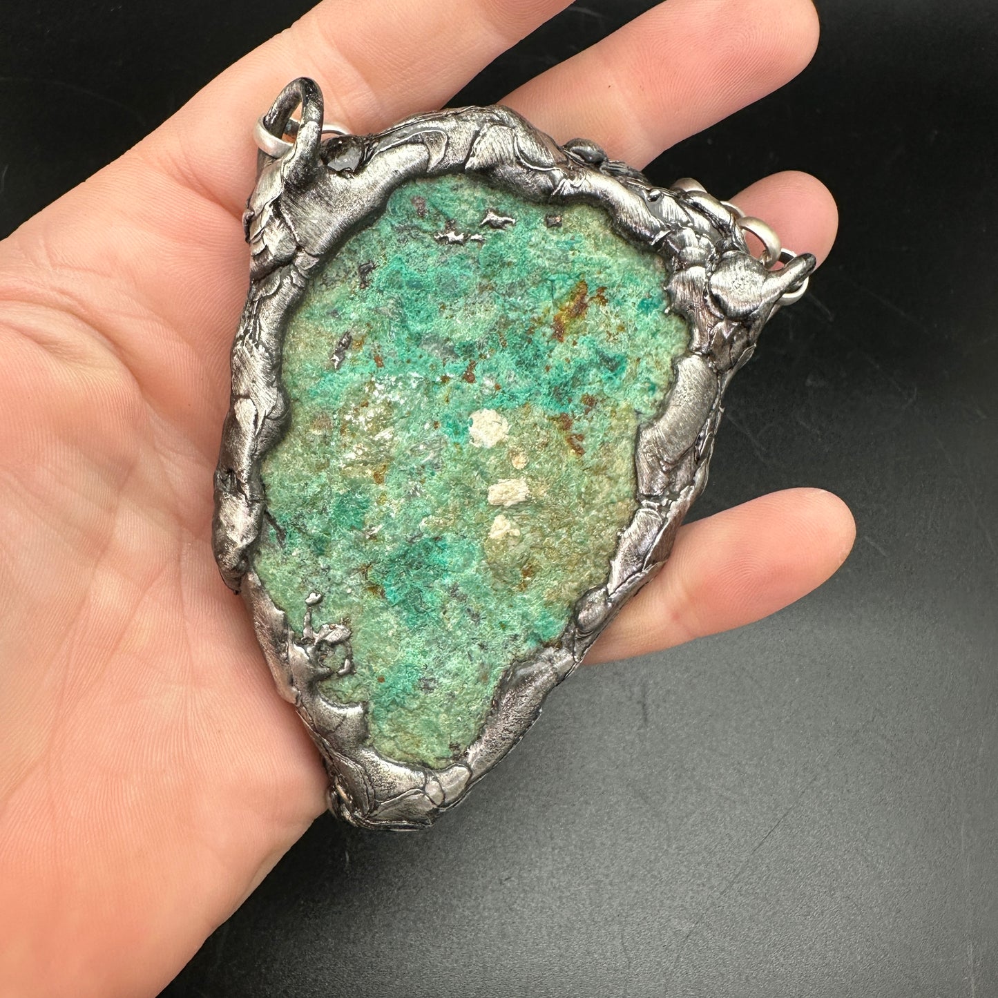 Terra ~ Large Chrysocolla Necklace