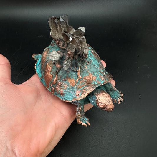 Worlds ~ Copper Electroformed Box Turtle