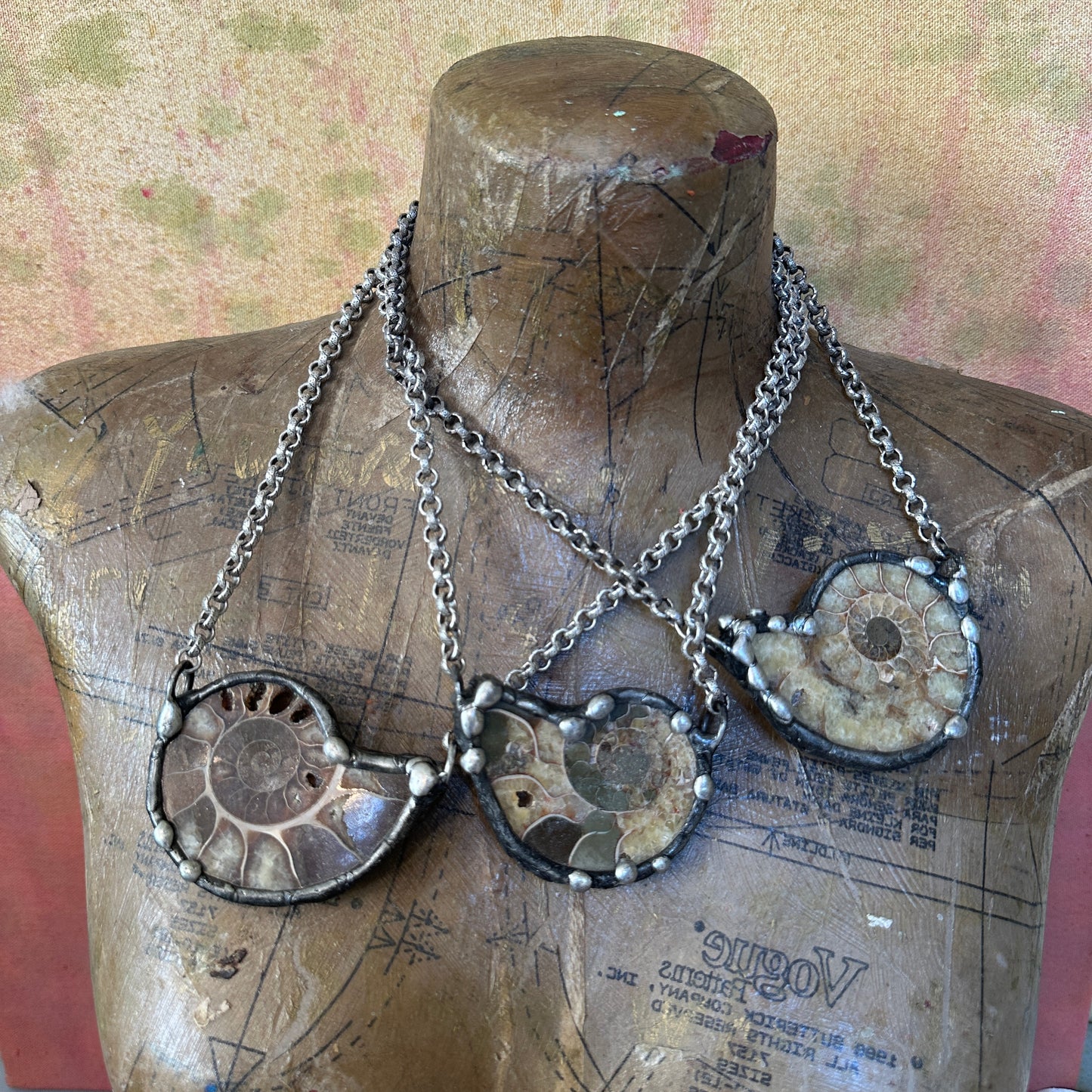 Fibonacci ~ Fossil Ammonite Necklace ~ Your Choice