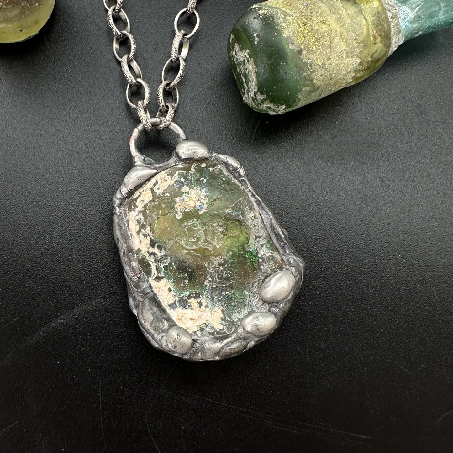 Relic ~ 2000 Year Old Roman Glass Necklace