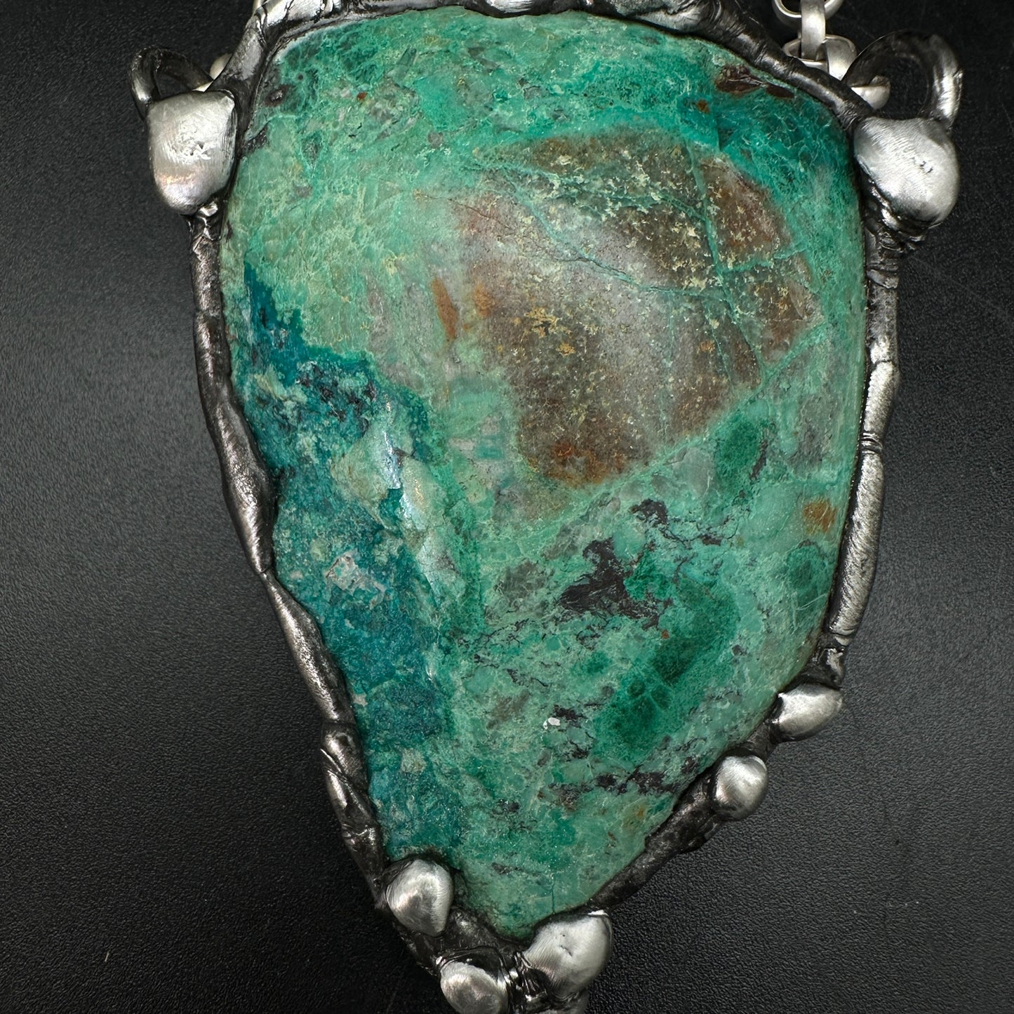 Terra ~ Large Chrysocolla Necklace