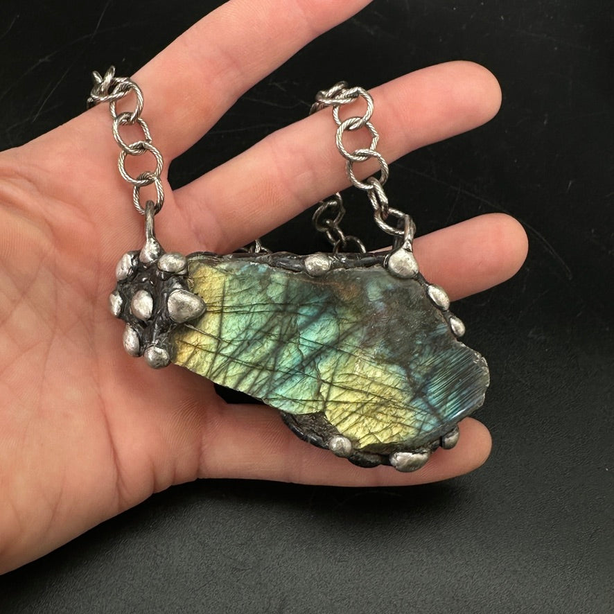 Glow ~ Labradorite Necklace