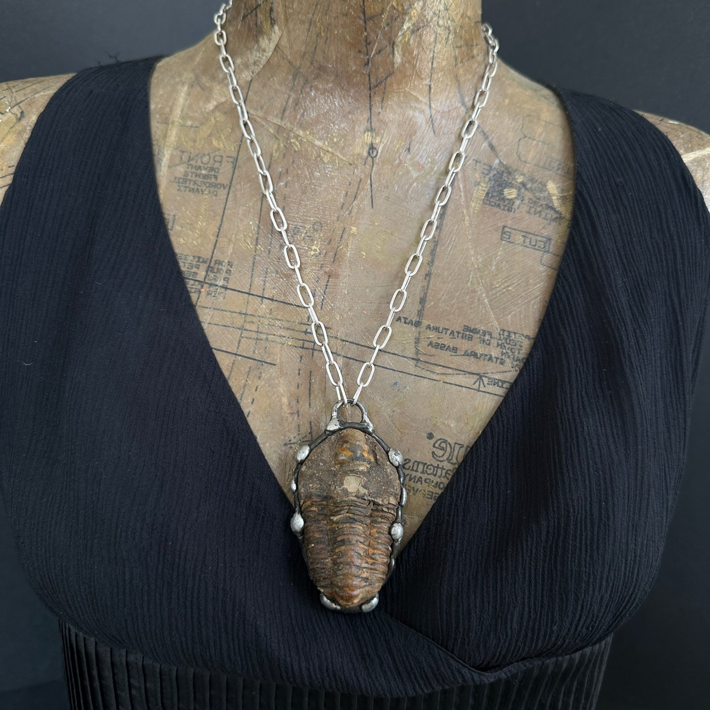 Ancients ~ Fossil Trilobite Necklace