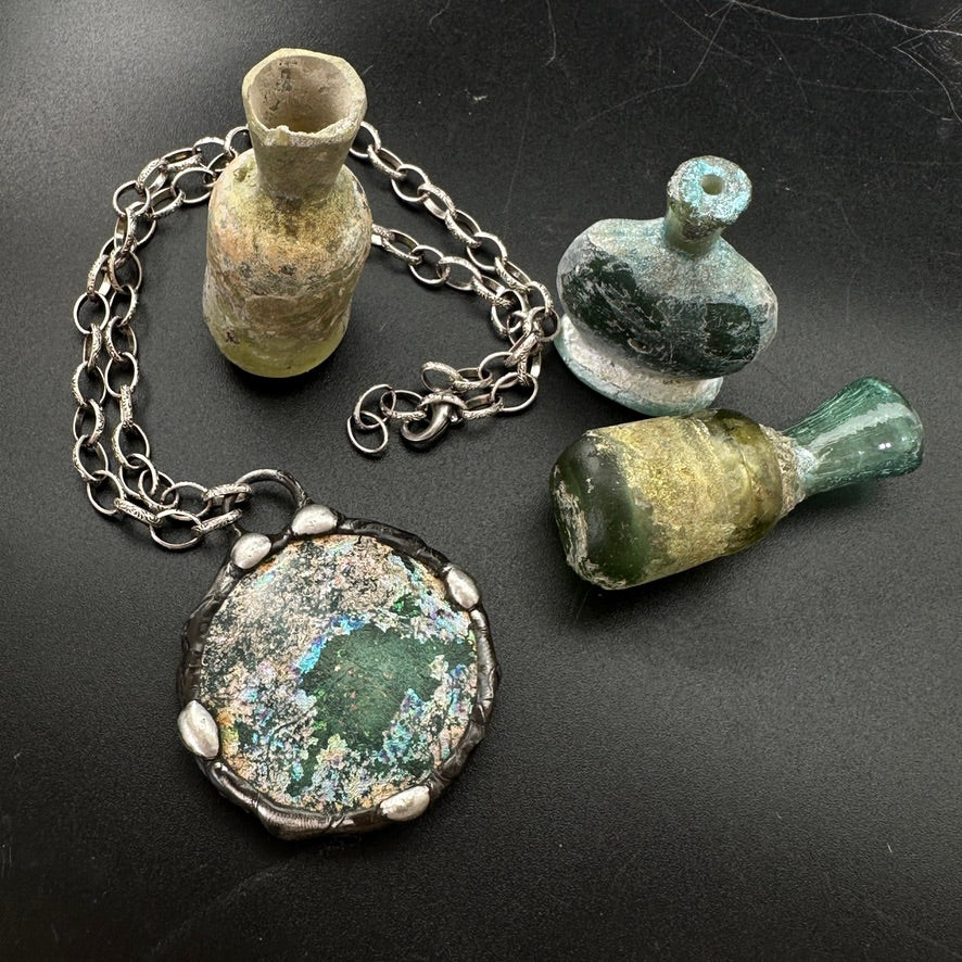 Relic ~ 2000 Year Old Roman Glass Necklace