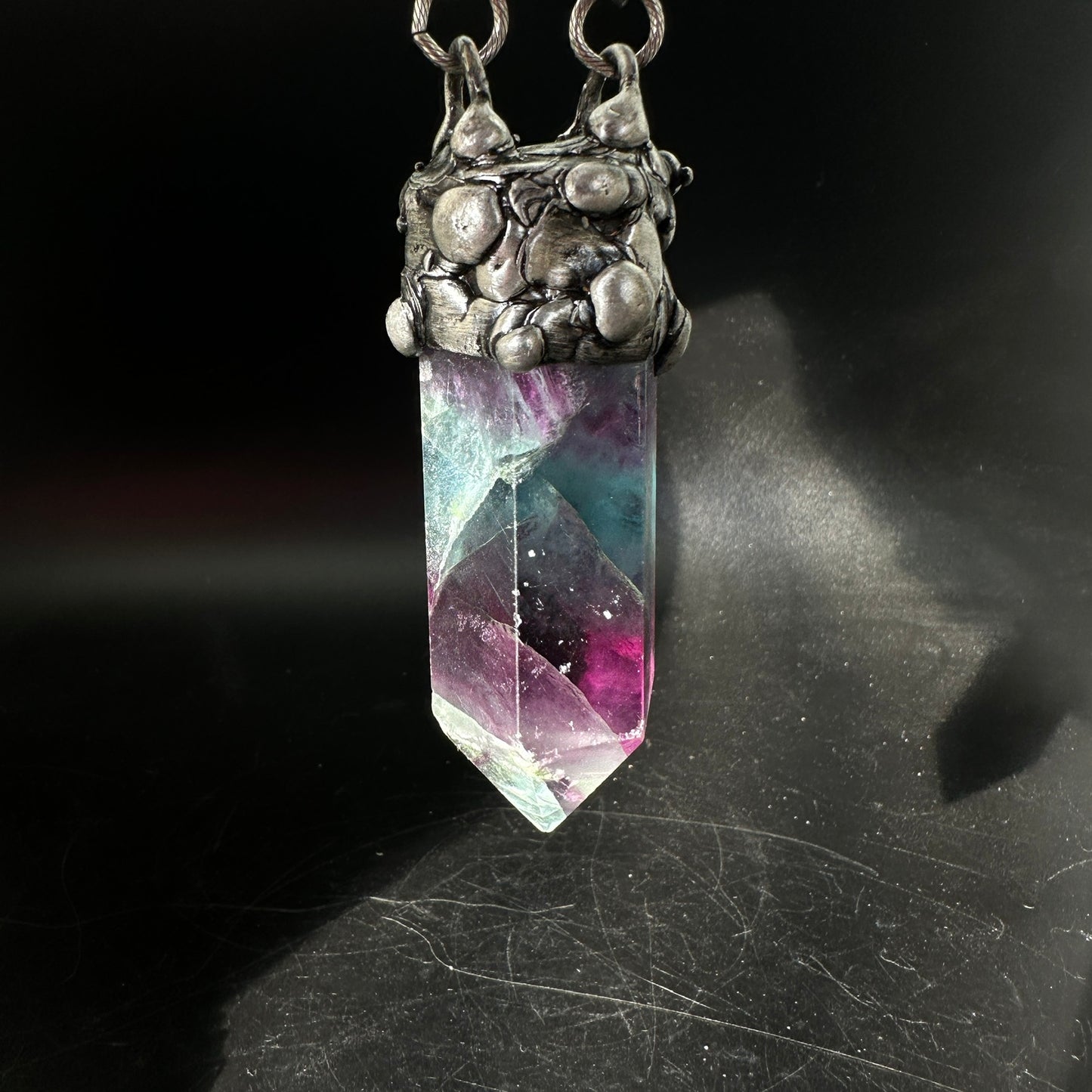 Magi ~ Dark Purple Fluorite Necklace