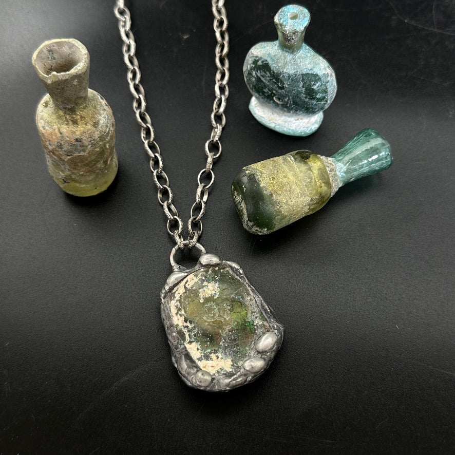 Relic ~ 2000 Year Old Roman Glass Necklace